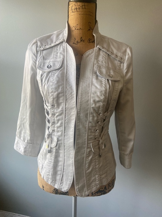 White House Black Market Jackets & Blazers - White House Black Market Sz 6 Grey Women’s Light Weight Jacket